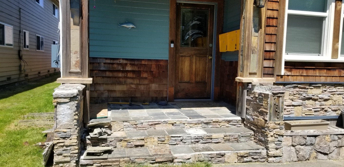 Porch before